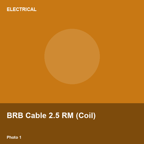 BRB Cable 2.5 RM (Coil)
