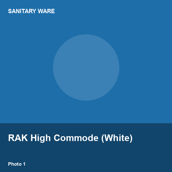 RAK High Commode (White)